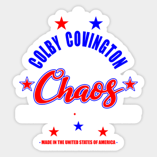 Colby Chaos Covington Sticker